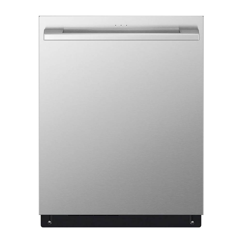 LG Appliances LG STUDIO Wi-Fi Dishwasher, 40 dB, TrueSteam, 3rd Rack, Glide Rail, Tub Light, Wheel Bearing (Lower), PrintProof Stainless Steel