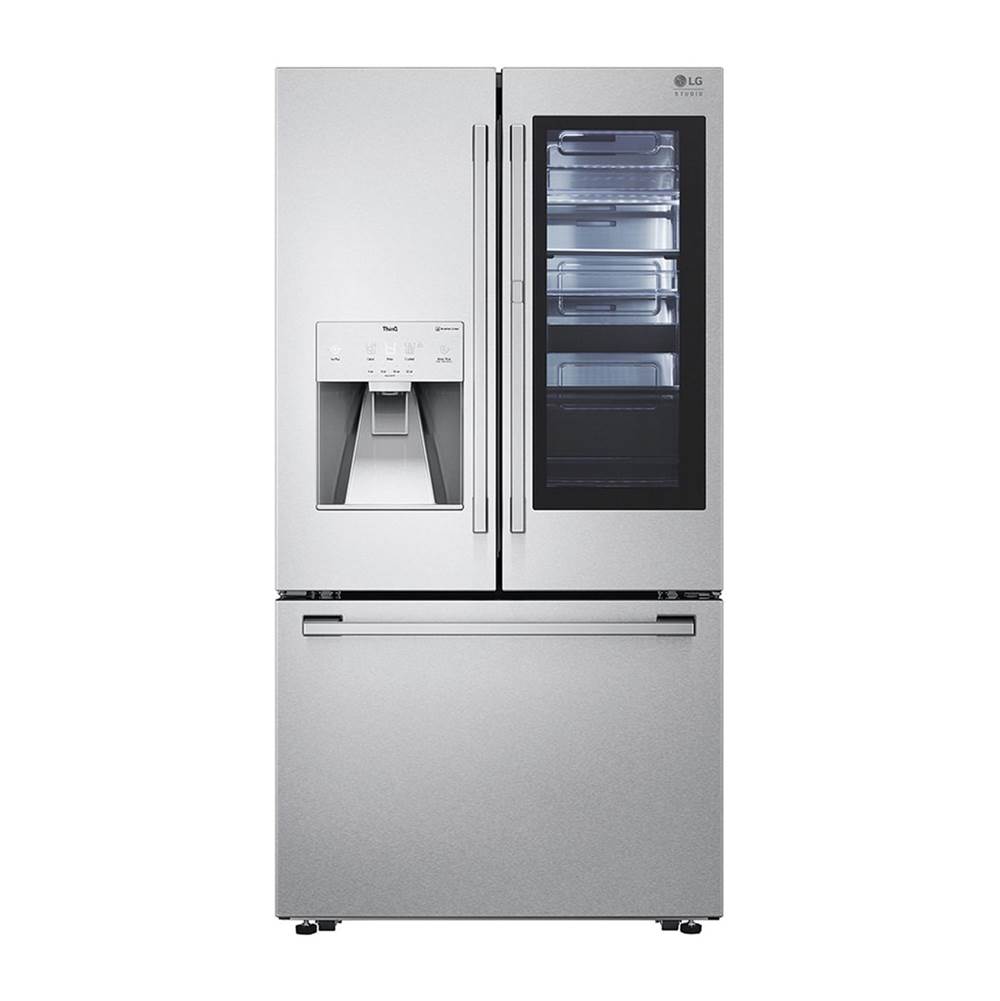 LG Appliances LG STUDIO Counter Depth French Door Refrigerator, PrintProof Stainless Steel