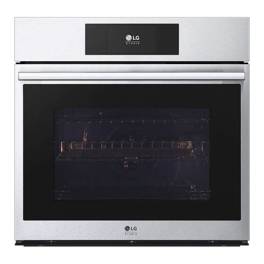 LG Appliances LG STUDIO Single Wall Oven, 4.7 cu-ft, 30'', 7'' LCD Touch-Screen Control, Instaview, Steam Sous Vide, Air Fry