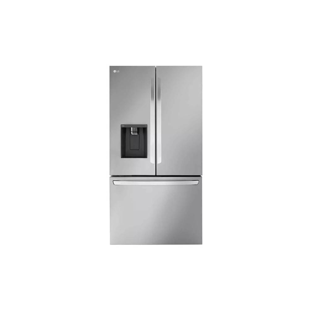 LG Appliances 26 cu.ft. 3-Door French Door, Counter Depth, Dual Ice Maker, PrintProof Stainless Steel Only