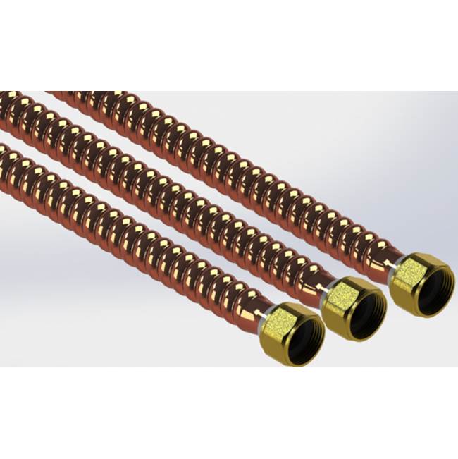 LSP Products Connector Corrugated Copper 3/4'' Fip X 3/4'' Rehau Pex 18'' Length Lb