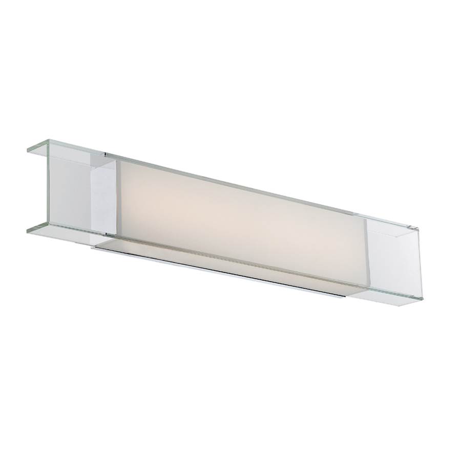 Modern Forms Cloud 28'' LED Bath and Vanity Light 3000K in Chrome