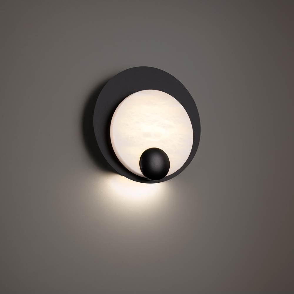 Modern Forms Rowlings 10'' LED Indoor Sconce Light 3000K in Black