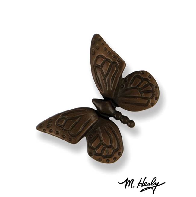 Michael Healy Designs Monarch Butterfly Doorbell Ringer - Oiled Bronze