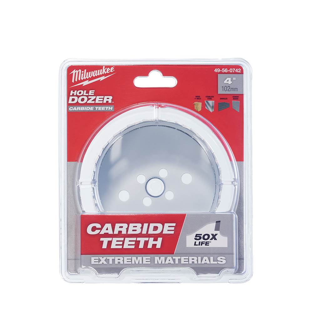 Milwaukee Tool 4'' Hole Dozer With Carbide Teeth