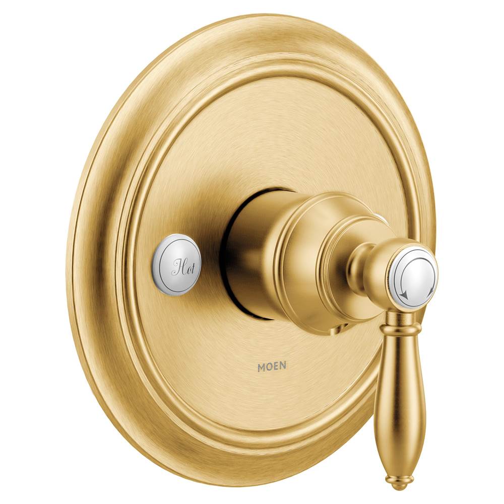 Moen Weymouth M-CORE 3-Series 1-Handle Valve Trim Kit in Brushed Gold (Valve Sold Separately)