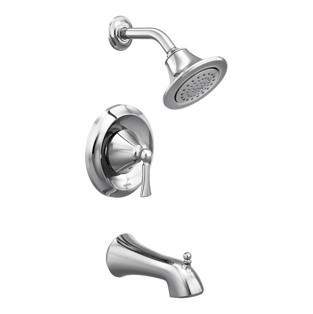 Moen Wynford Single-Handle 1-Spray Posi-Temp Tub and Shower Faucet Trim Kit in Chrome (Valve Sold Separately)