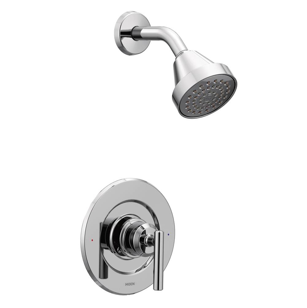 Moen Gibson Posi-Temp Pressure Balancing Eco-Performance Modern Shower Only Trim Valve Required, Chrome