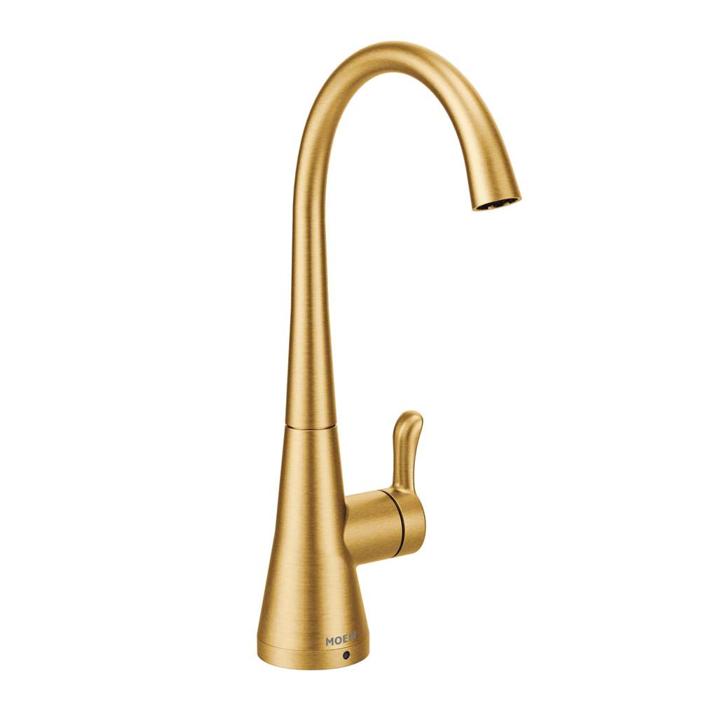 Moen Sip Transitional Cold Water Kitchen Beverage Faucet with Optional Filtration System, Brushed Gold