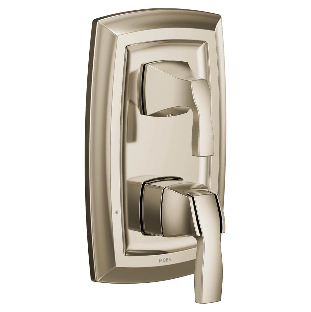 Moen Voss M-CORE 3-Series 2-Handle Shower Trim with Integrated Transfer Valve in Polished Nickel (Valve Sold Separately)