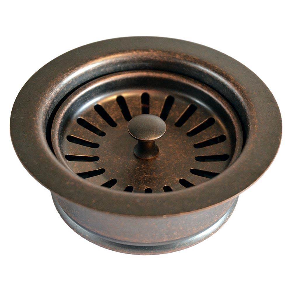 Native Trails 3.5'' Basket Strainer with Disposer Trim in Weathered Copper