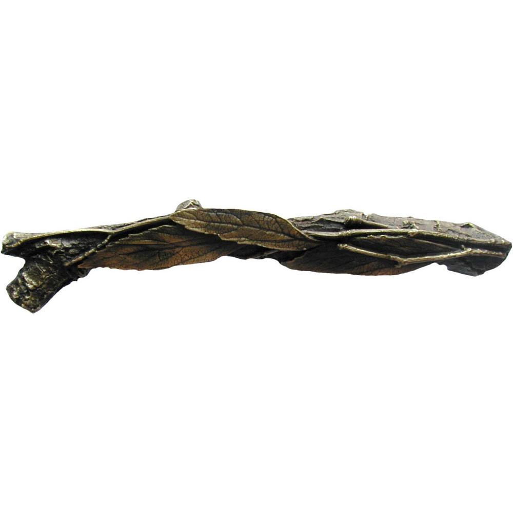 Notting Hill Leafy Branch Pull Antique Brass (Left side)