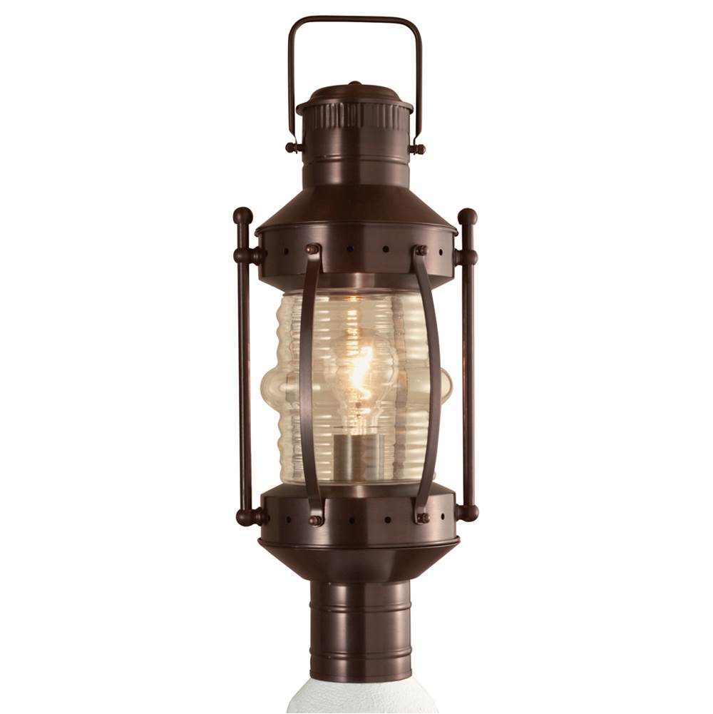 Norwell Seafarer Outdoor Post Lantern Light - Bronze