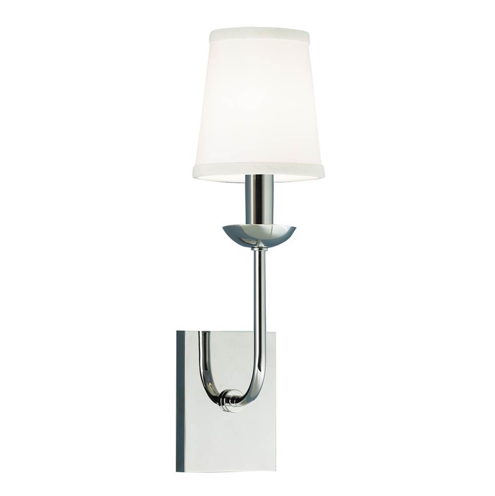 Norwell Circa 1 Light Sconce - Polished Nickel