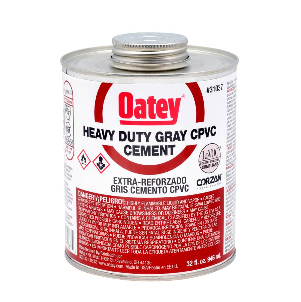 Oatey 32 Oz Cpvc Heavy Duty Gray Cement