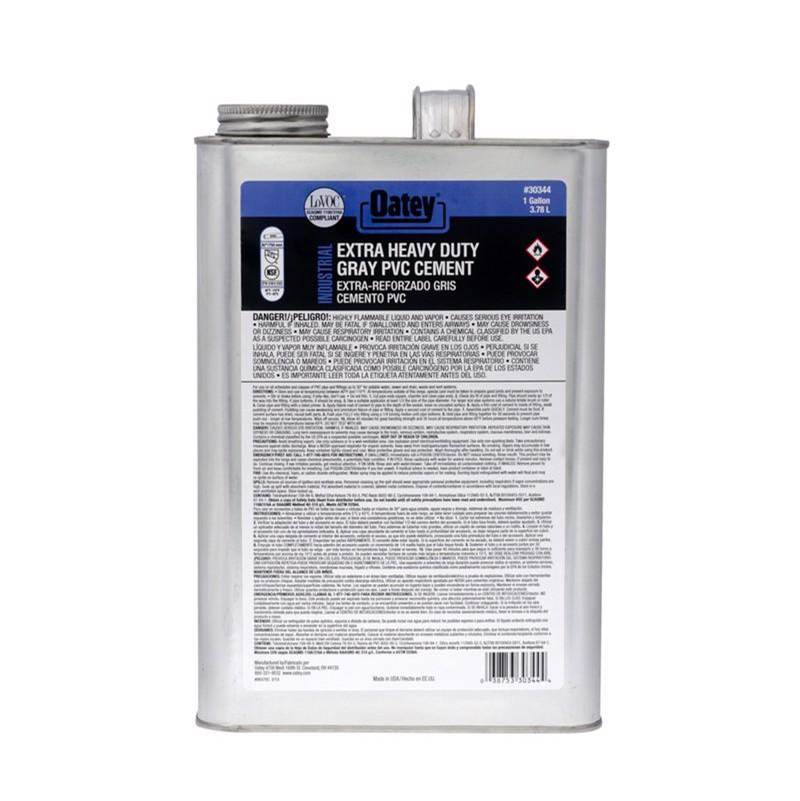 Oatey Gal Pvc Xhd Gray Industrial Cement - Wide Mouth