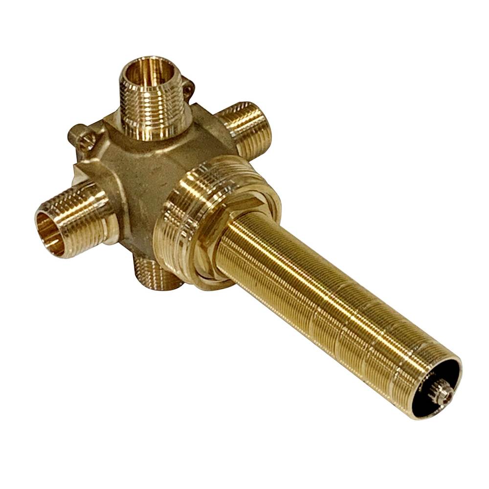 Rohl 4-Port, 3-Way Dedicated Diverter Rough-In Valve