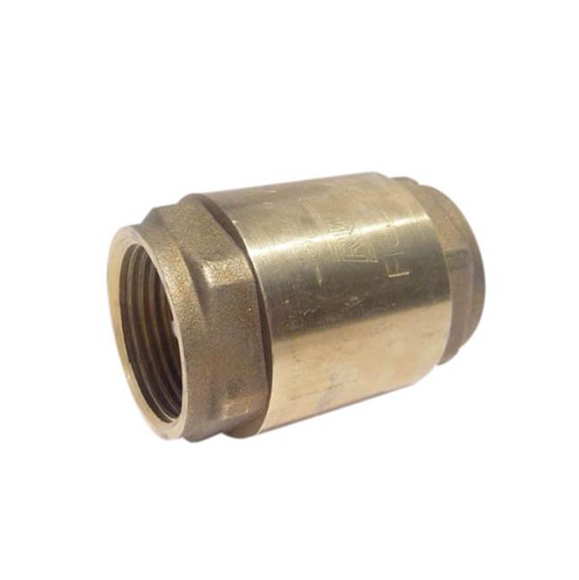 Red-White Valve 1/2 IN 200# WOG,  Forged Brass Body,  Threaded Ends,  Spring Loaded