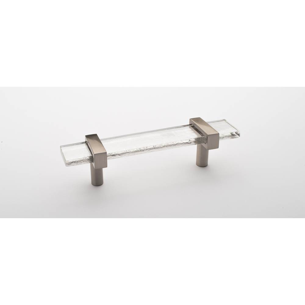 Sietto 5.5'' Adjustable Clear Pull With Satin Nickel Base
