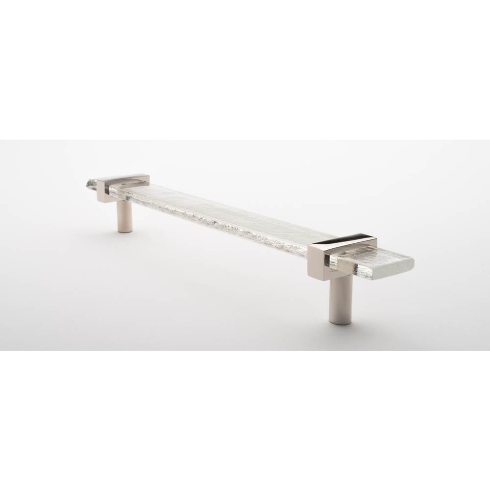 Sietto 9'' Adjustable Clear Pull With Polished Nickel Base