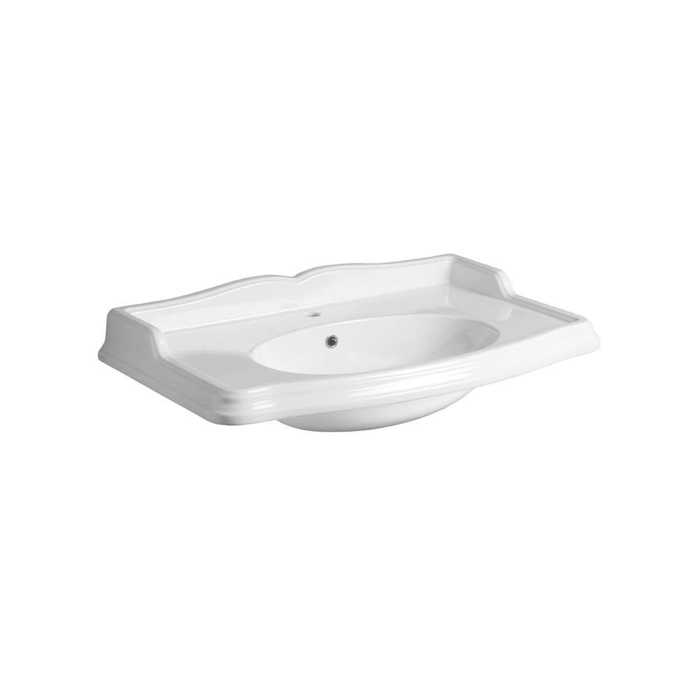 Simas US Single hole washbasin for console
