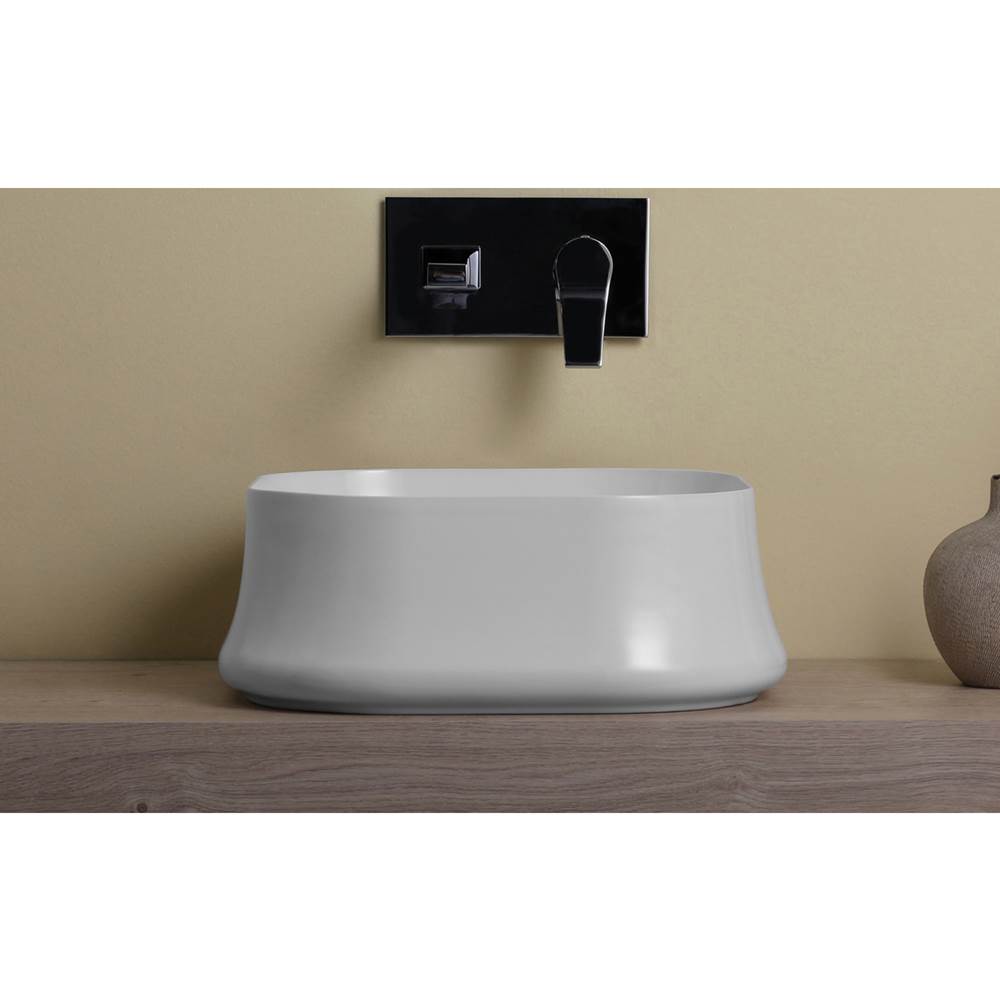 Simas US Square countertop washbasin - 420x420x160mm