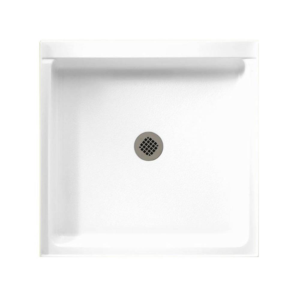 Swan SS-4242 42 x 42 Swanstone Alcove Shower Pan with Center Drain in Bermuda Sand
