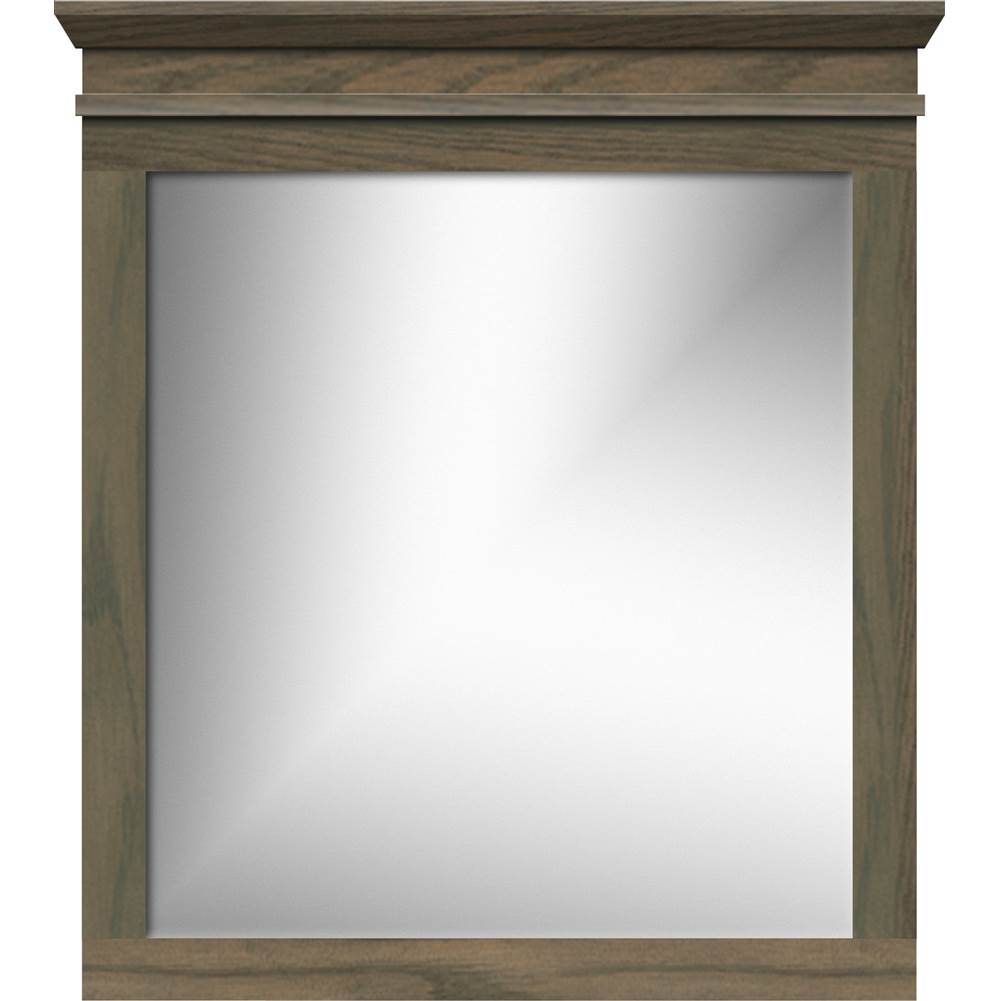 Strasser Woodenworks 32.5 X 2.25 X 35 Crowned Mirror Non-Bev Square Dusky Oak