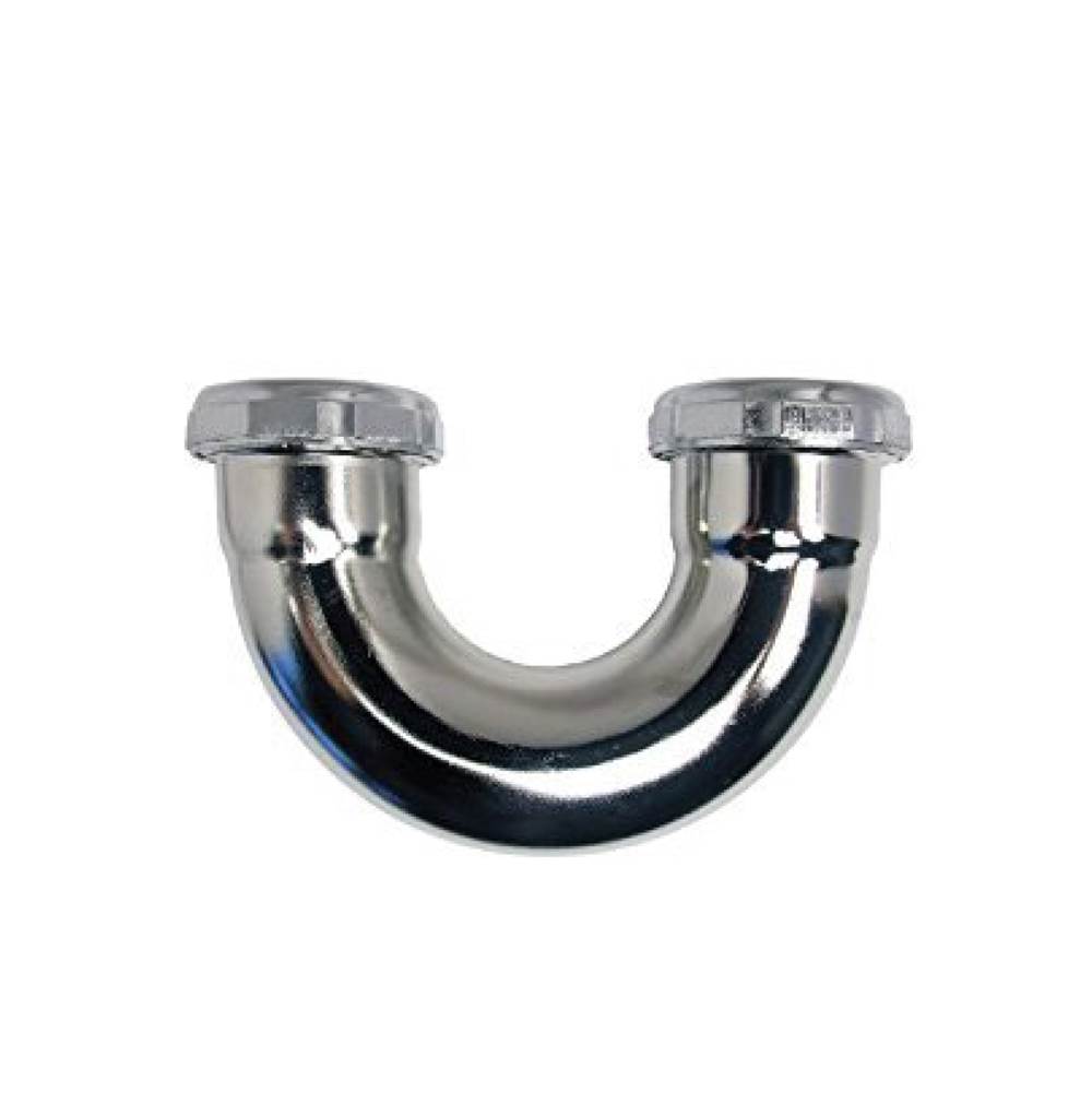 Sioux Chief J-Bend Low-Inlet 1 1/2 Chrome 17Ga
