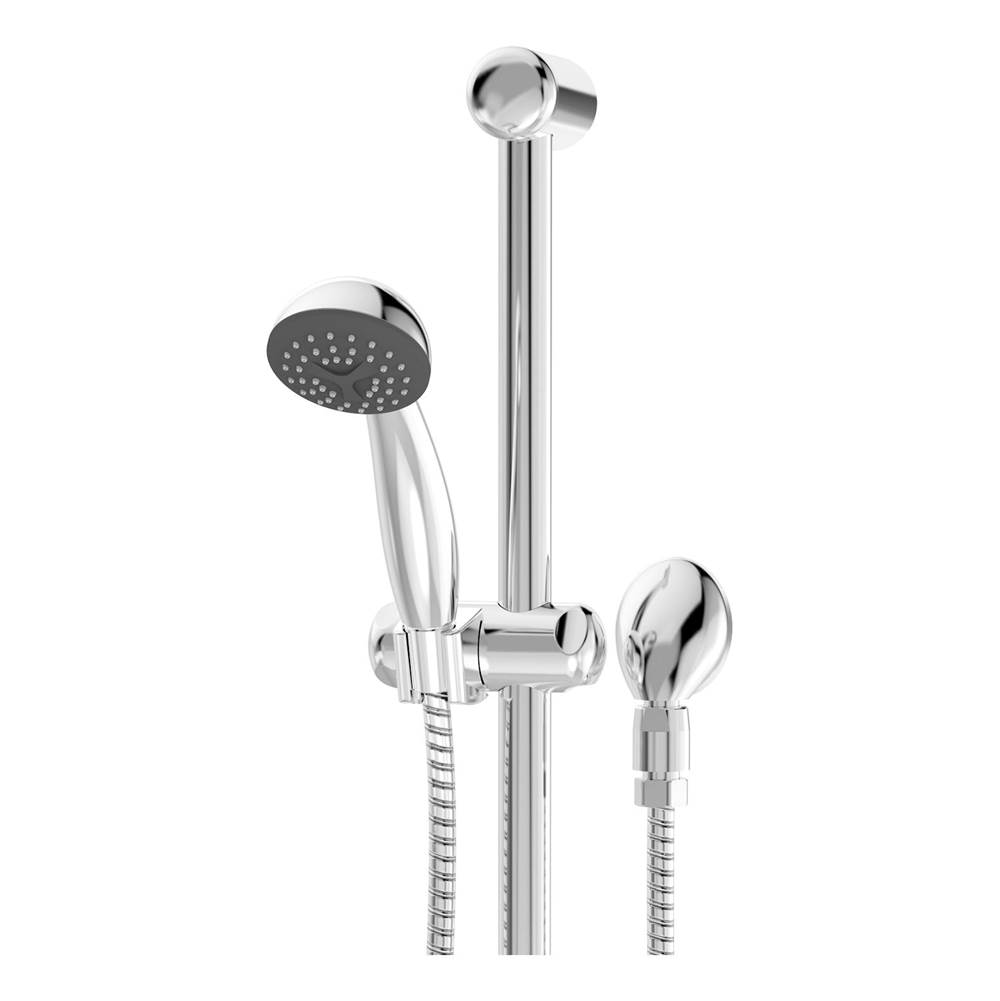 Symmons Dia 1-Spray Hand Shower with Slide Bar in Polished Chrome (1.5 GPM)