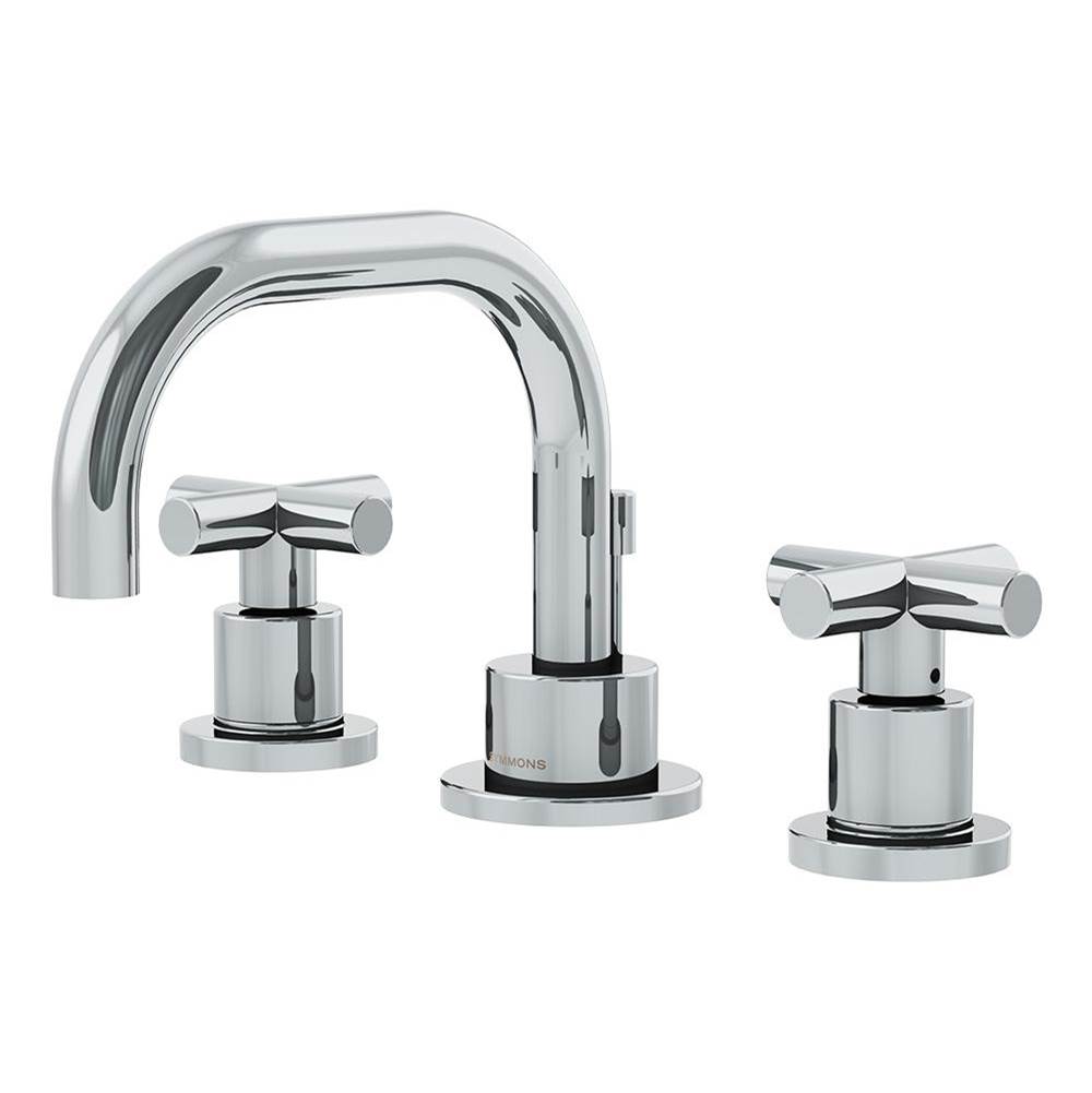 Symmons Dia Widespread 2-Handle Bathroom Faucet with Drain Assembly in Polished Chrome (1.5 GPM)