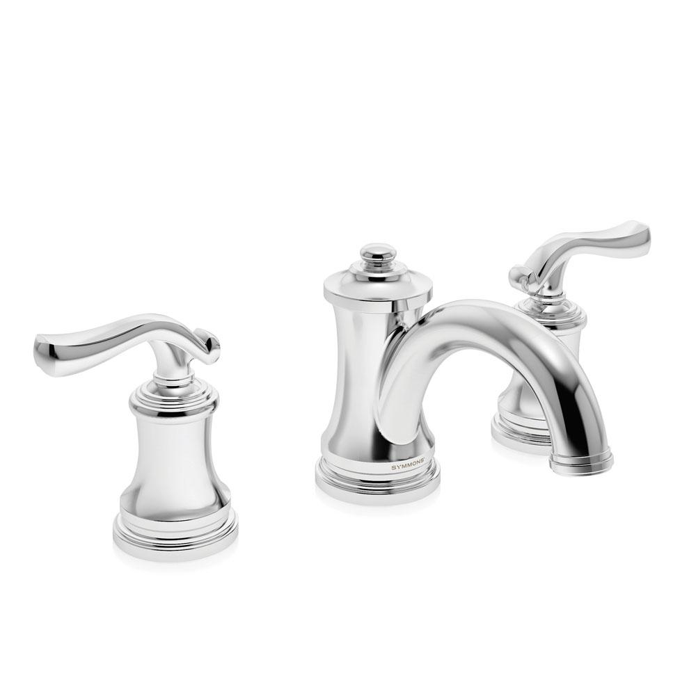 Symmons Winslet Widespread 2-Handle Bathroom Faucet with Drain Assembly in Polished Chrome (1.5 GPM)