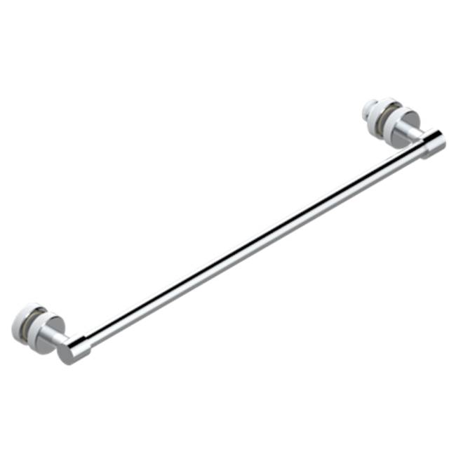 THG Towel Rail With One Rail For Glass Door With Knob On Side And Escutcheon The Other Side