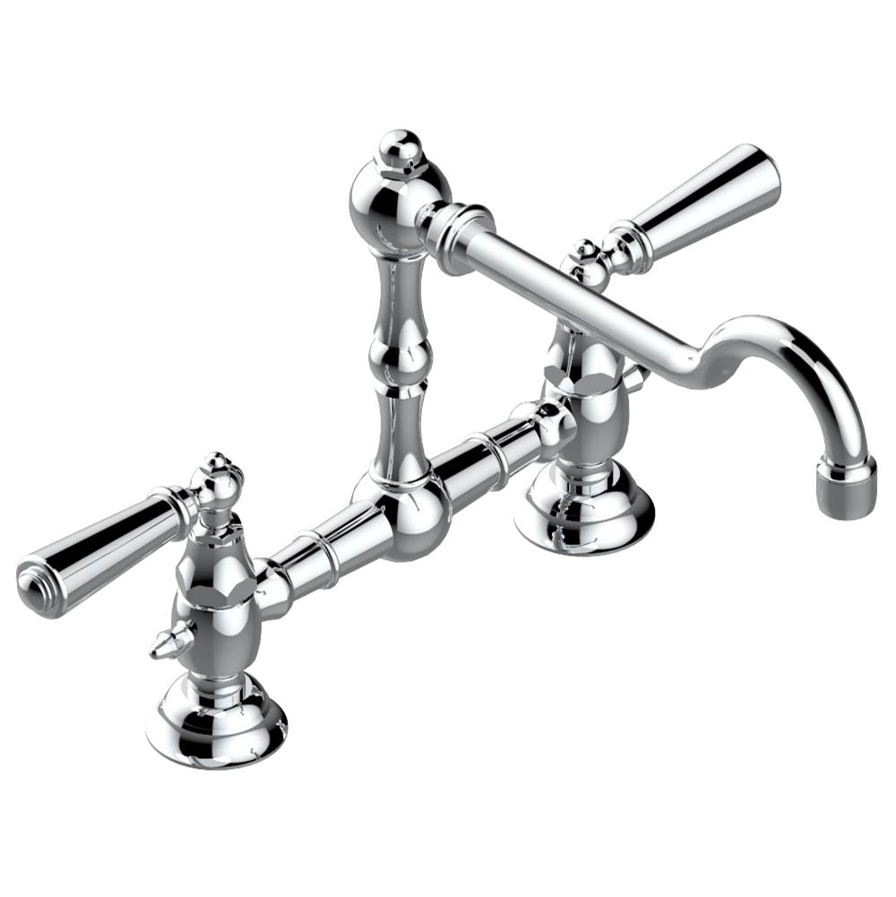 THG Exposed lavatory or kitchen faucet 8'' ctc, 2-hole, less drain