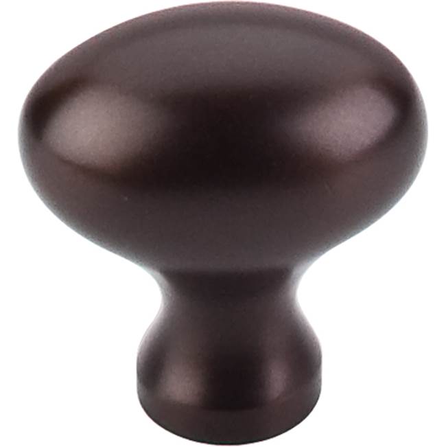 Top Knobs Egg Knob 1 1/4 Inch Oil Rubbed Bronze