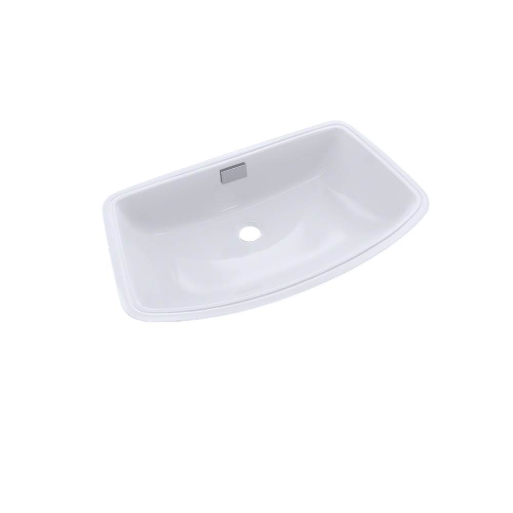 TOTO Soiree® Arched Front Rectangular Undermount Bathroom Sink, Cotton White