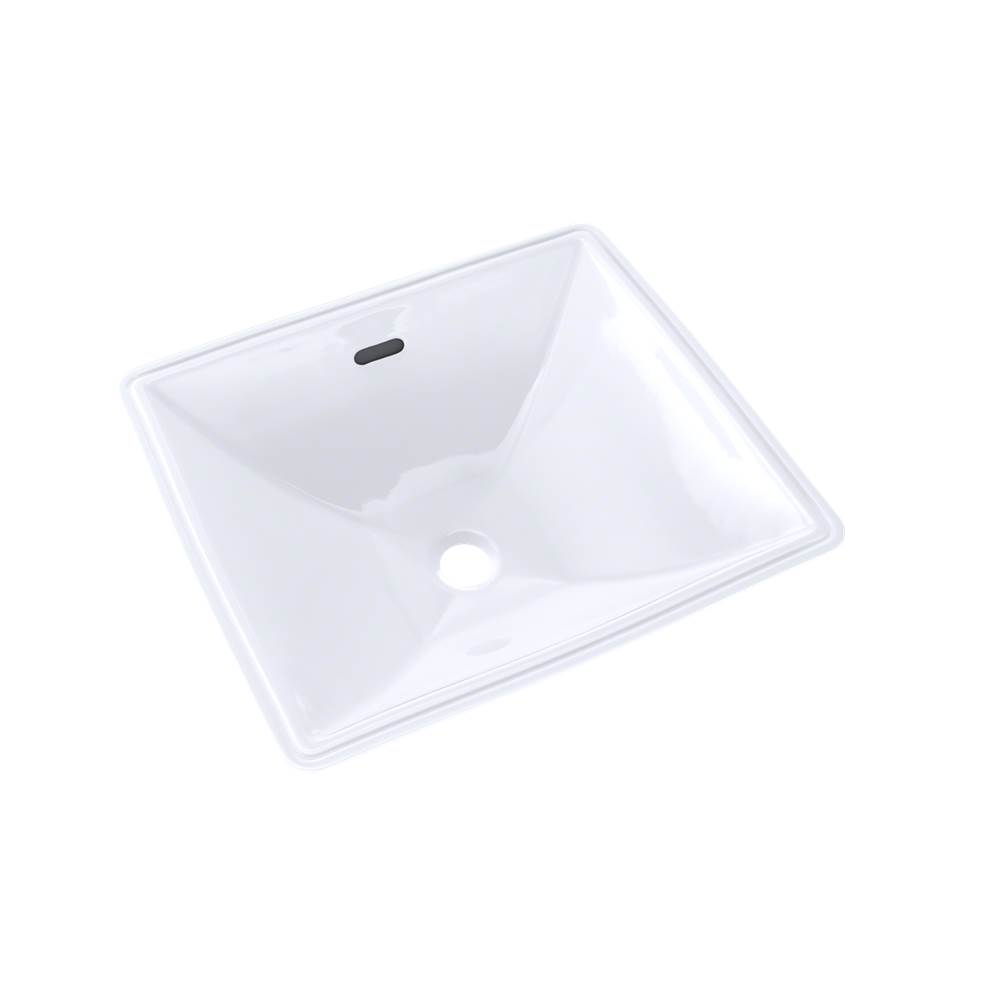 TOTO Toto® Legato® Rectangular Undermount Bathroom Sink With Cefiontect, Cotton White
