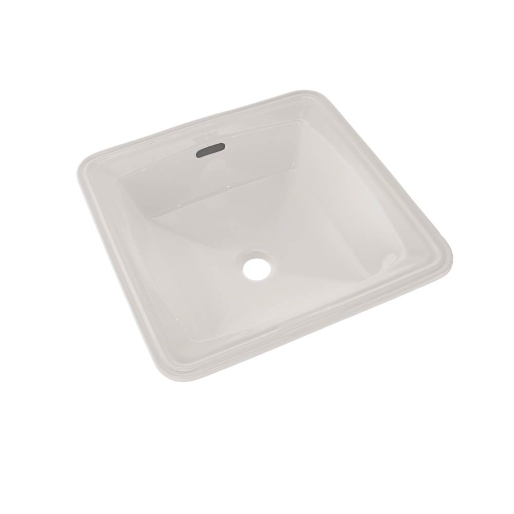 TOTO Toto® Connelly™ Square Undermount Bathroom Sink With Cefiontect, Colonial White