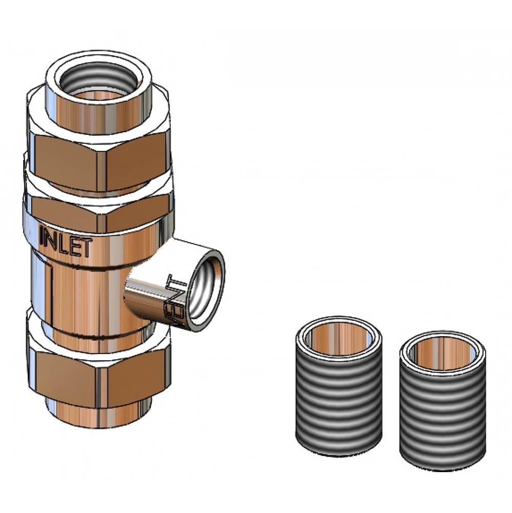 T&S Brass Backflow Preventer, 3/4'' NPT, Designed for Continuous Pressure, Atmospheric Vent Non-Potable Water Applications
