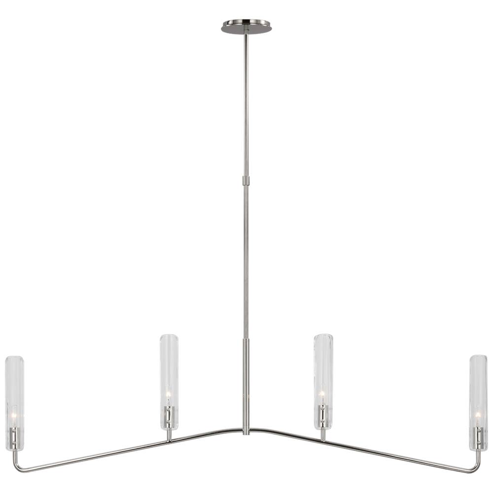 Visual Comfort Signature Collection Casoria Large Linear Chandelier