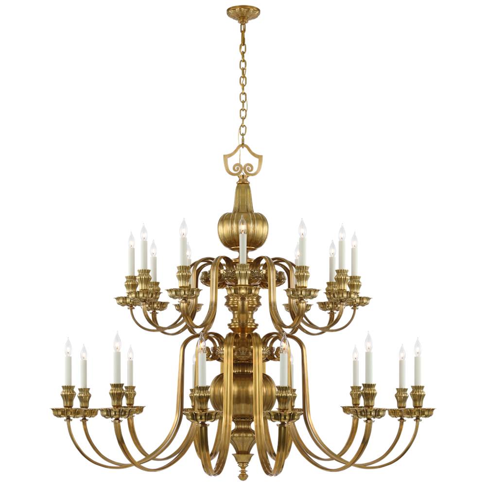 Visual Comfort Signature Collection Falaise Grande Two Tier Chandelier