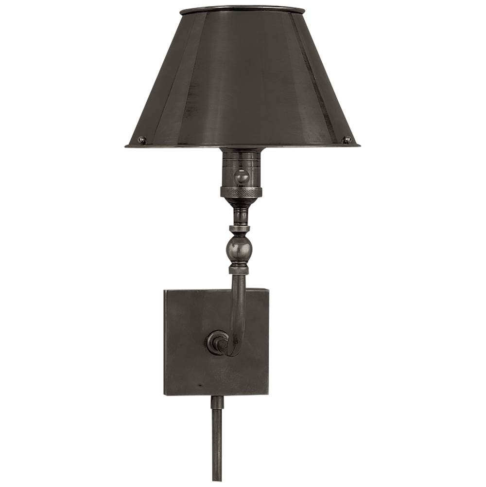 Visual Comfort Signature Collection Swivel Head Wall Lamp in Bronze