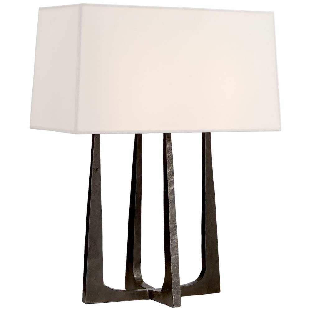Visual Comfort Signature Collection Scala Hand-Forged Bedside Lamp