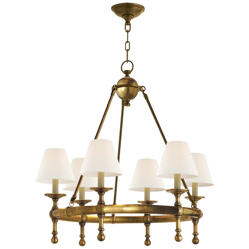 Visual Comfort Signature Collection Classic Mini Ring Chandelier