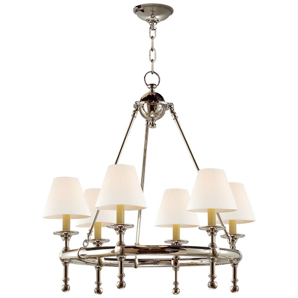 Visual Comfort Signature Collection Classic Mini Ring Chandelier