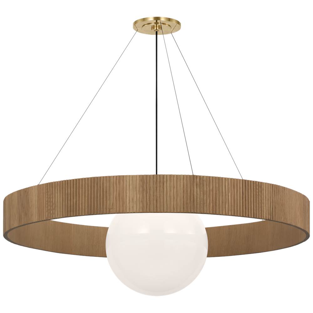 Visual Comfort Signature Collection Arena 53'' Ring and Globe Chandelier