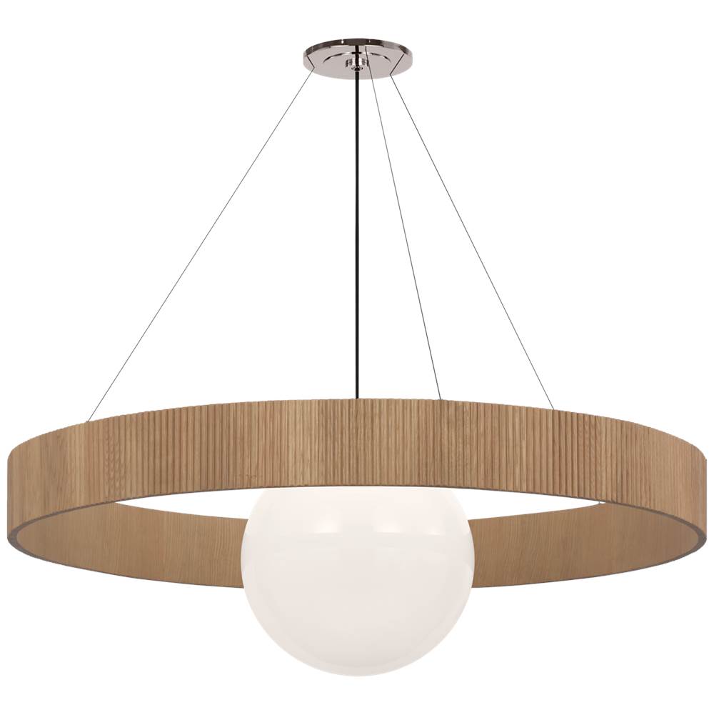 Visual Comfort Signature Collection Arena 53'' Ring and Globe Chandelier