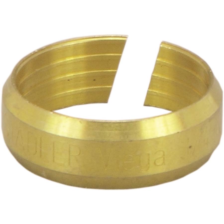 Viega Compression Ring, Brass, D: 1/2