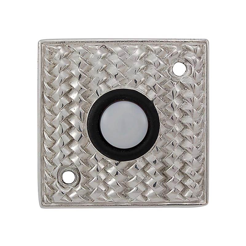 Vicenza Designs Cestino, Doorbell, Square, Polished Nickel
