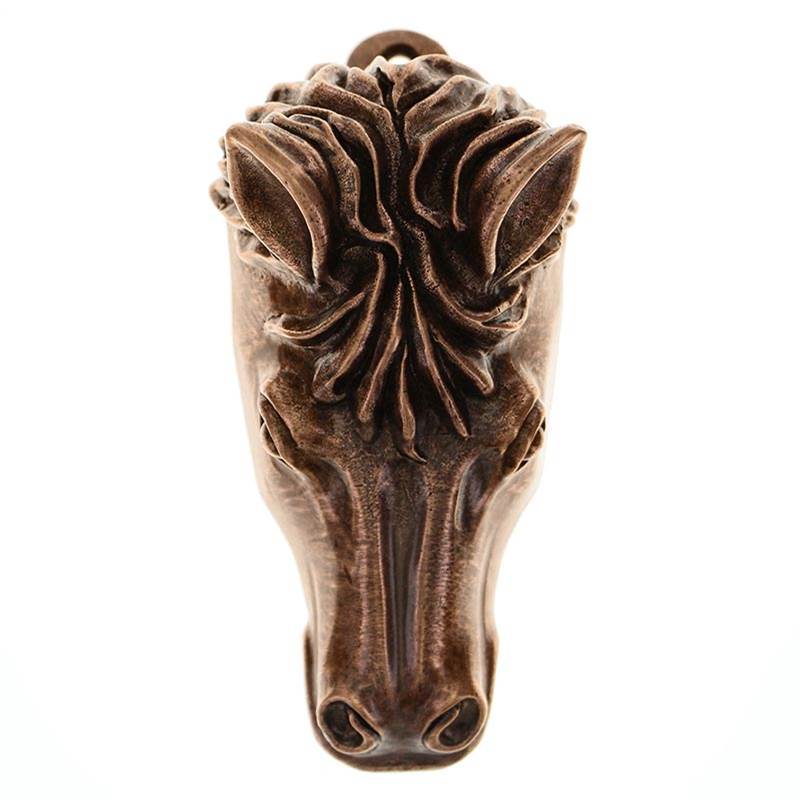 Vicenza Designs Equestre, Door Knocker, Horse, Antique Copper